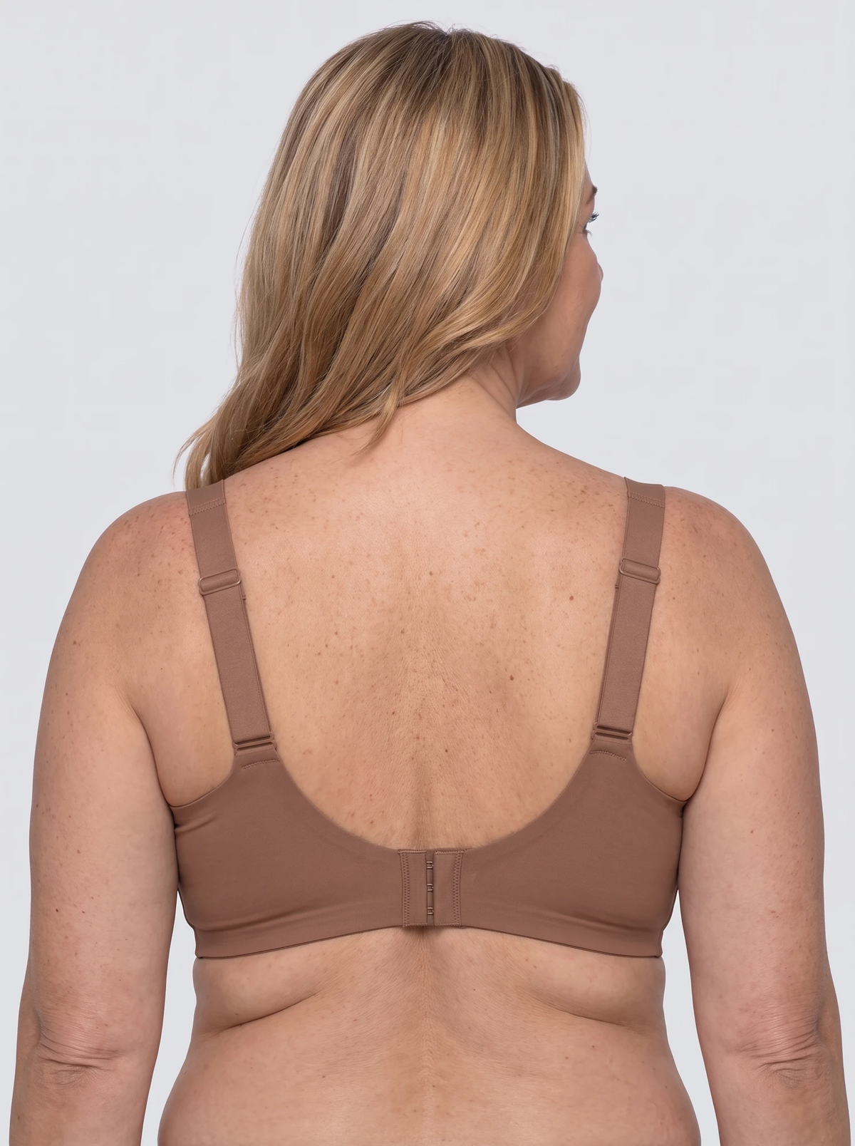 Soutien-gorge Feston MUE en gris taupe, vu de dos