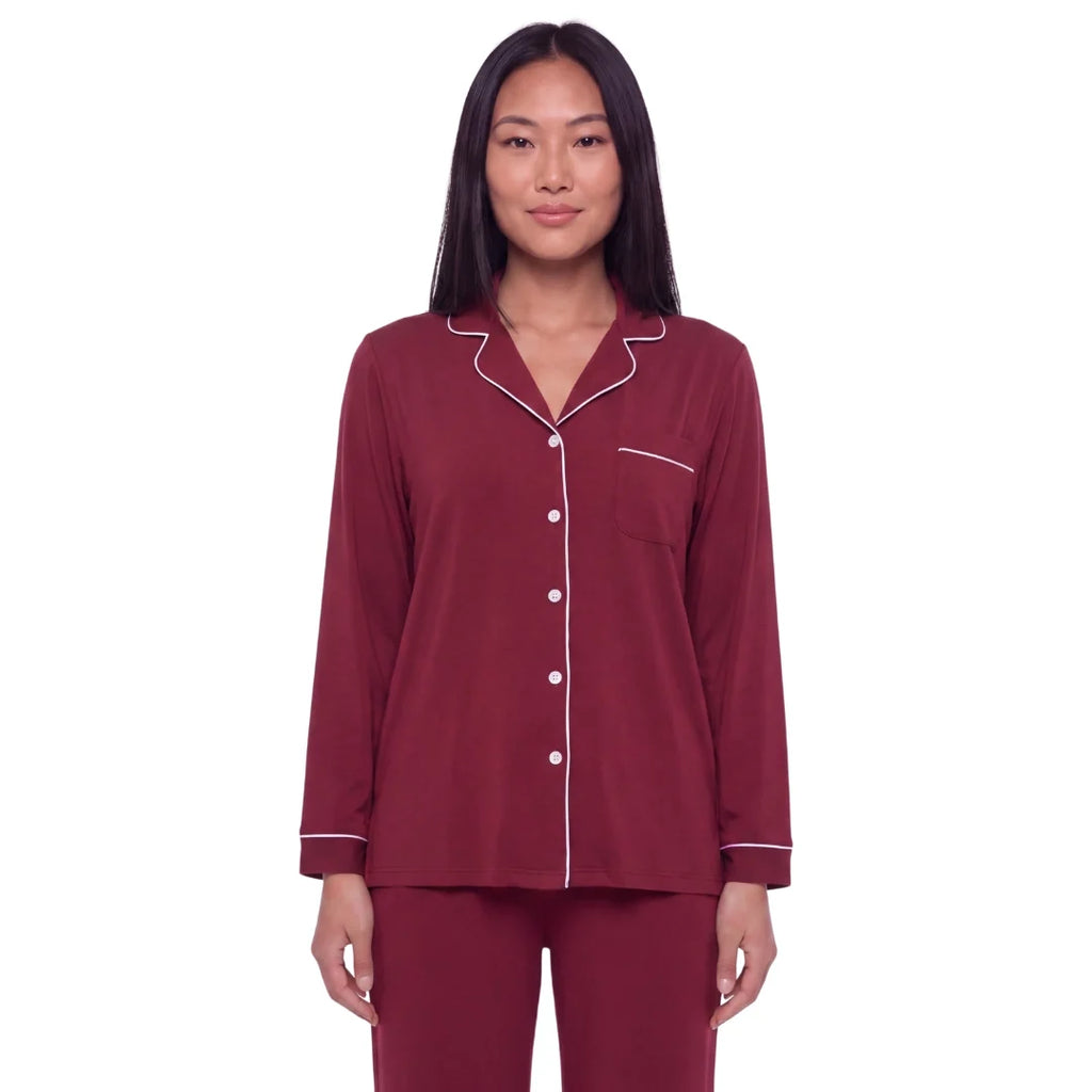 Pyjama Veille MUE, coloris bordeaux