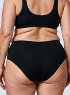 Culotte Ligne MUE en noir, vue de dos