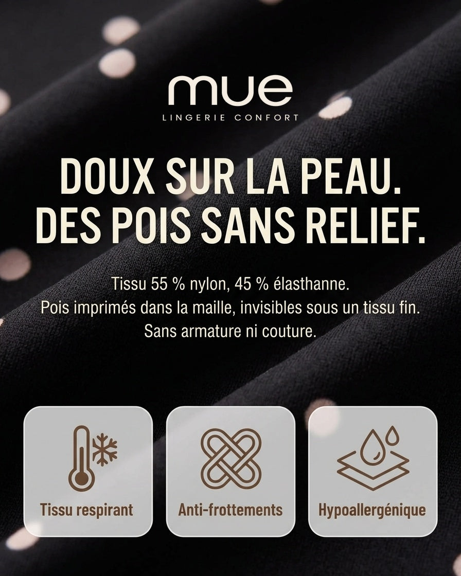 Matière MUE — Soutien-gorge Pois