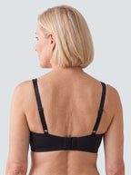 Soutien-gorge Arche MUE en noir, vu de dos
