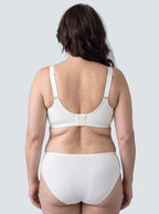 Soutien-gorge Écho MUE en ivoire, vu de dos