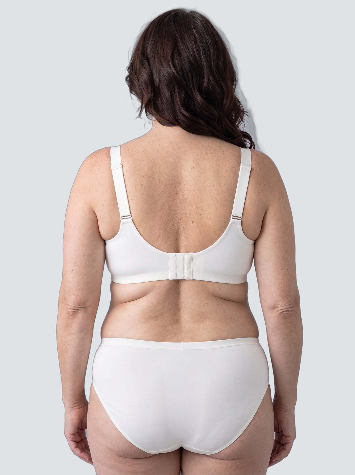 Soutien-gorge Écho MUE en ivoire, vu de dos