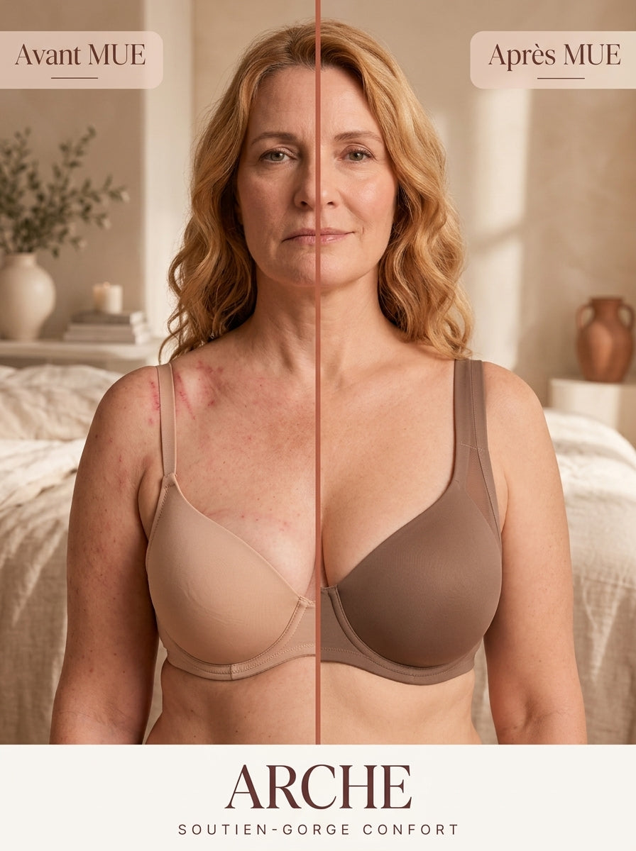 Avant / Après MUE — Soutien-gorge Arche