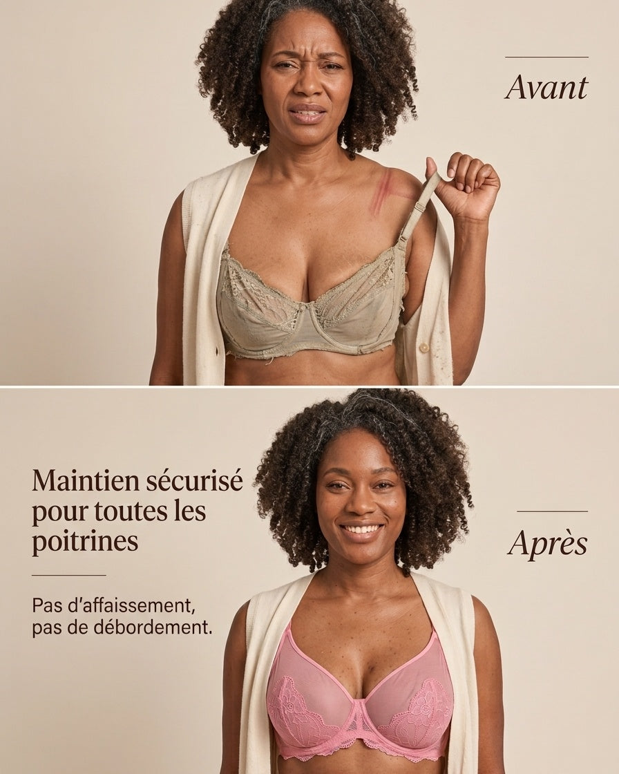 Avant / Après MUE — Soutien-gorge Éclosion — format vertical mobile