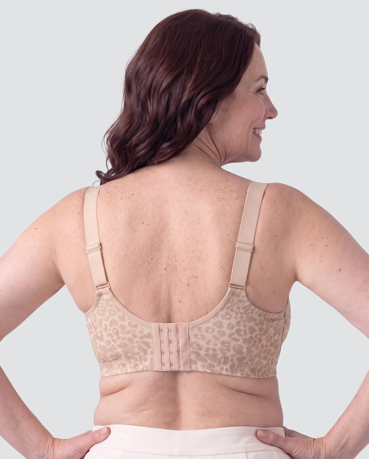 Soutien-gorge Fauve sable, vue de dos, MUE