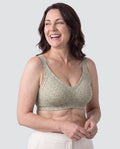 Soutien-gorge Fauve matcha, vue de face, MUE