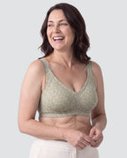 Soutien-gorge Fauve matcha, vue de face, MUE