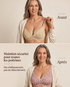 Avant / Après MUE — Soutien-gorge Fauve — format vertical mobile