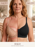 Avant / Après MUE — Soutien-gorge Halo