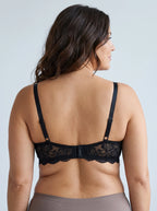 Soutien-gorge Pétale noir — vue de dos