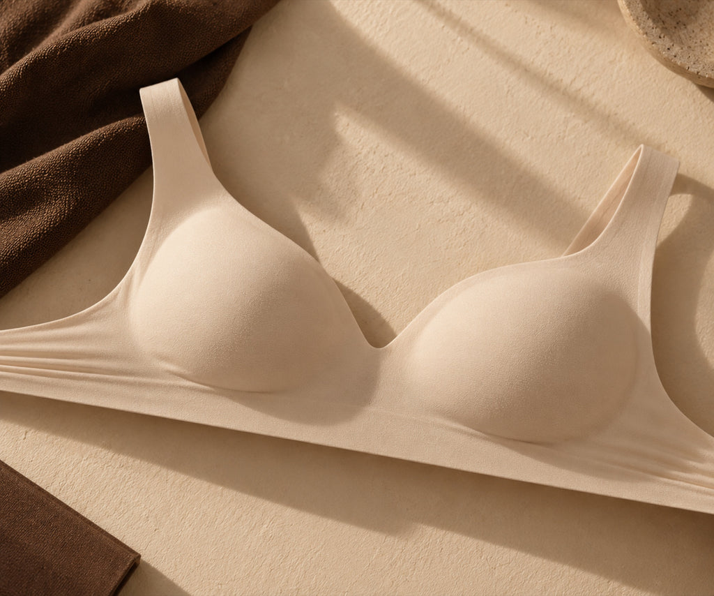 Soutien-gorge Aube nude posé à plat