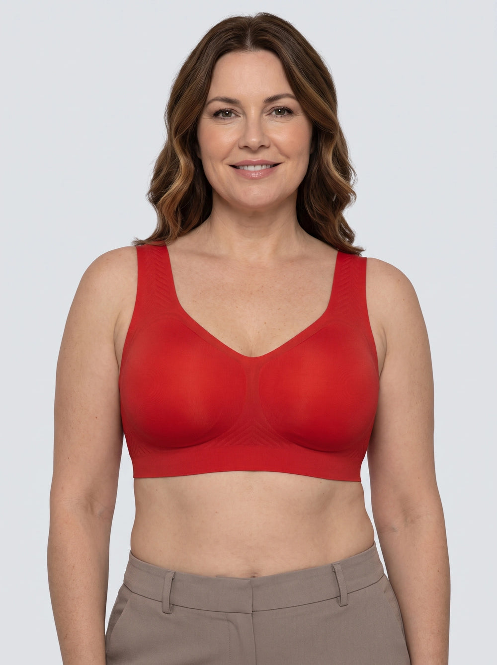 Soutien-gorge Rive MUE — Rouge — vue de face