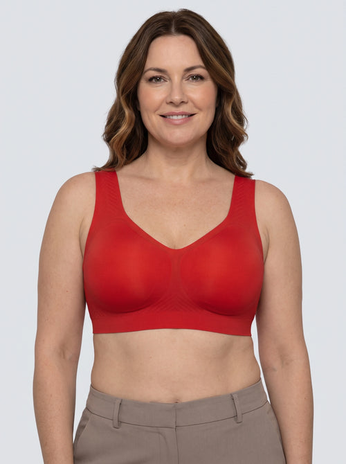 Soutien-gorge Rive MUE — Rouge — vue de face