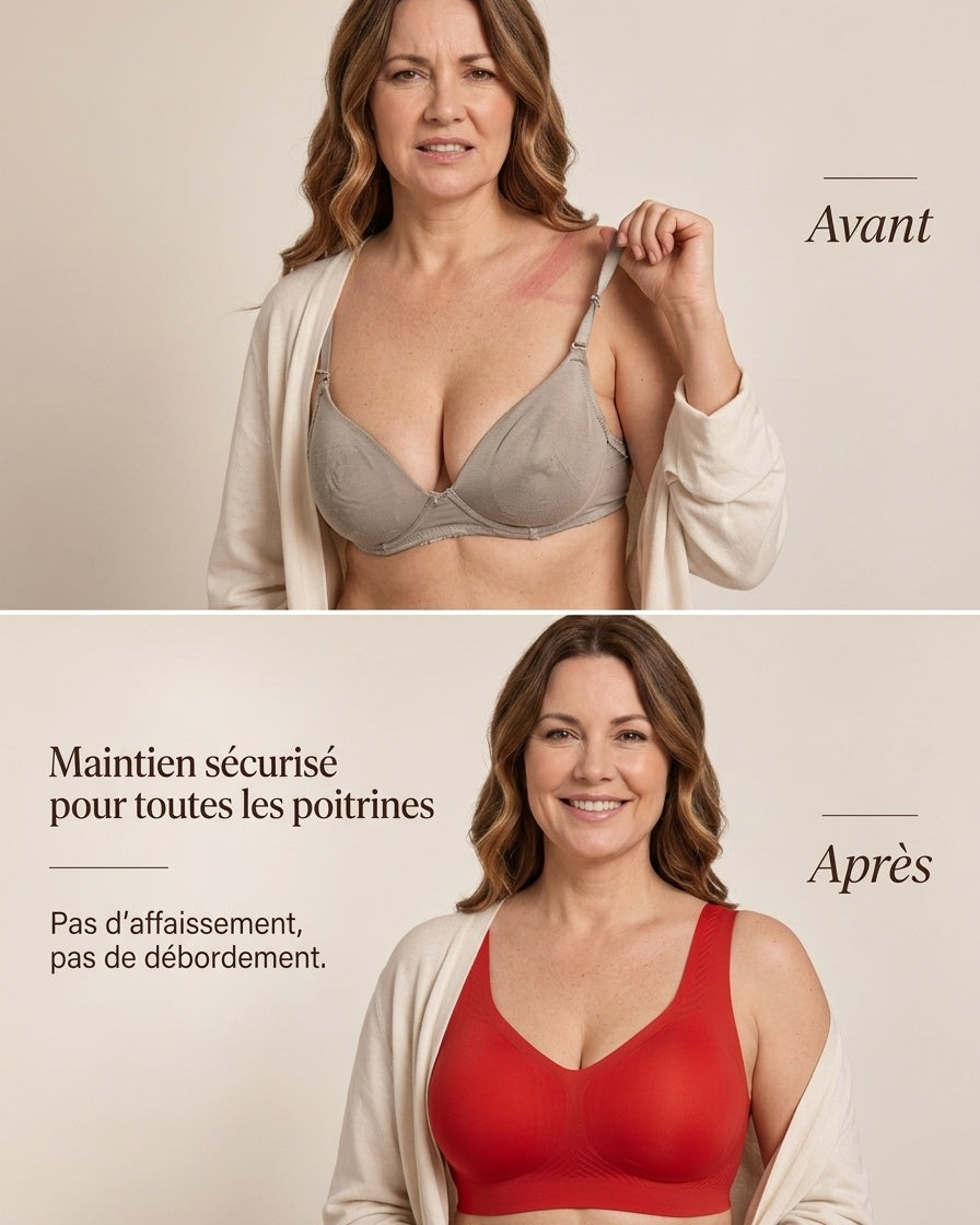 Avant / Après MUE — Soutien-gorge Rive — format vertical mobile