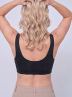 Soutien-gorge Rosace noir — vue de dos