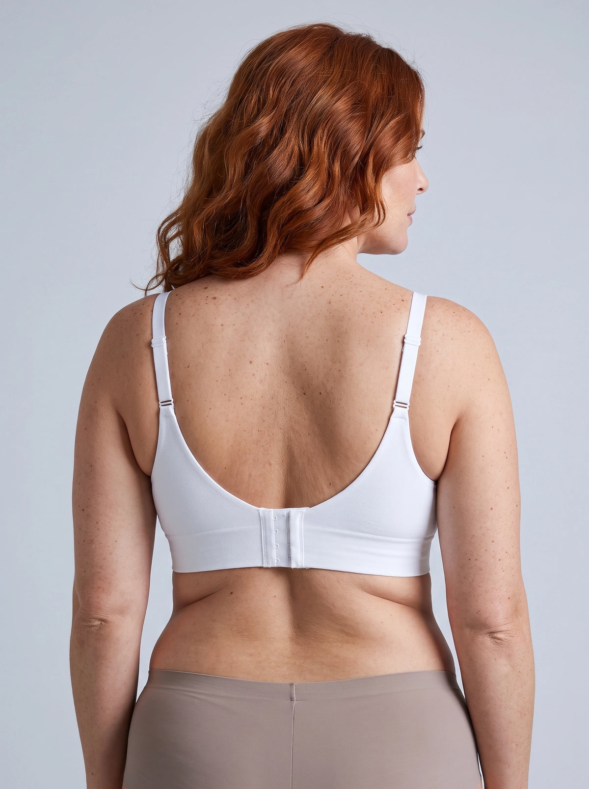 Soutien-gorge Sillage blanc, vue de dos