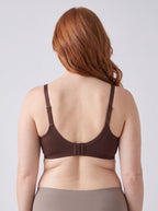 Soutien-gorge Sillage chocolat, vue de dos