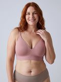 Soutien-gorge Sillage rose, vue de face