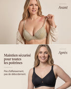 Avant / Après MUE — Soutien-gorge Souffle — format vertical mobile