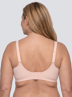 Soutien-gorge Feston MUE en rose poudré clair, vu de dos